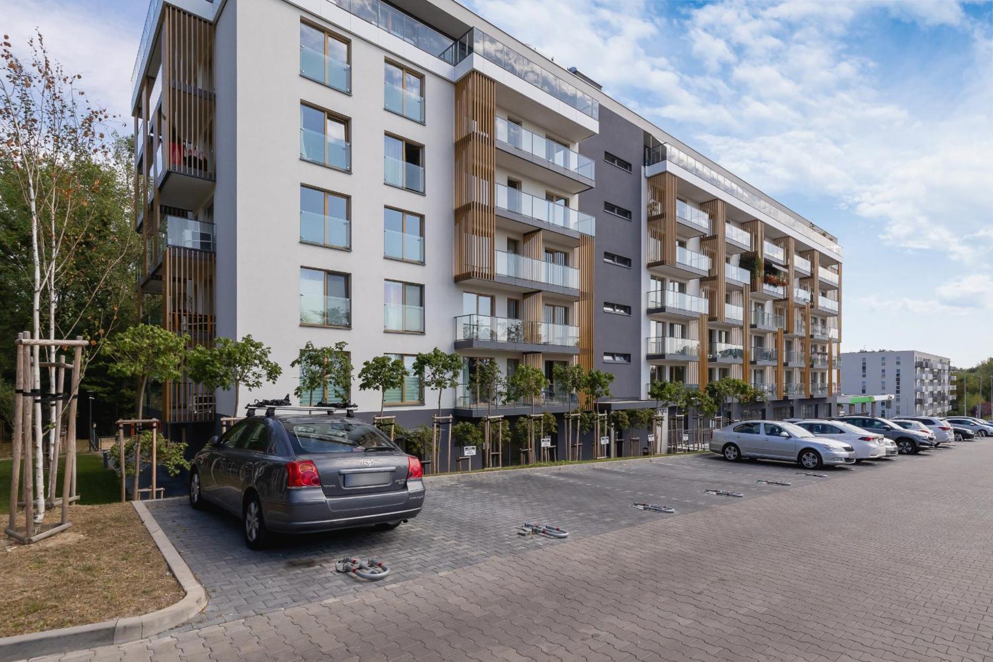 Stylowy Apartament Z Dwiema Sypialniami Balkonem I Parkingiem By Noclegi Renters Kattowitz Exterior foto