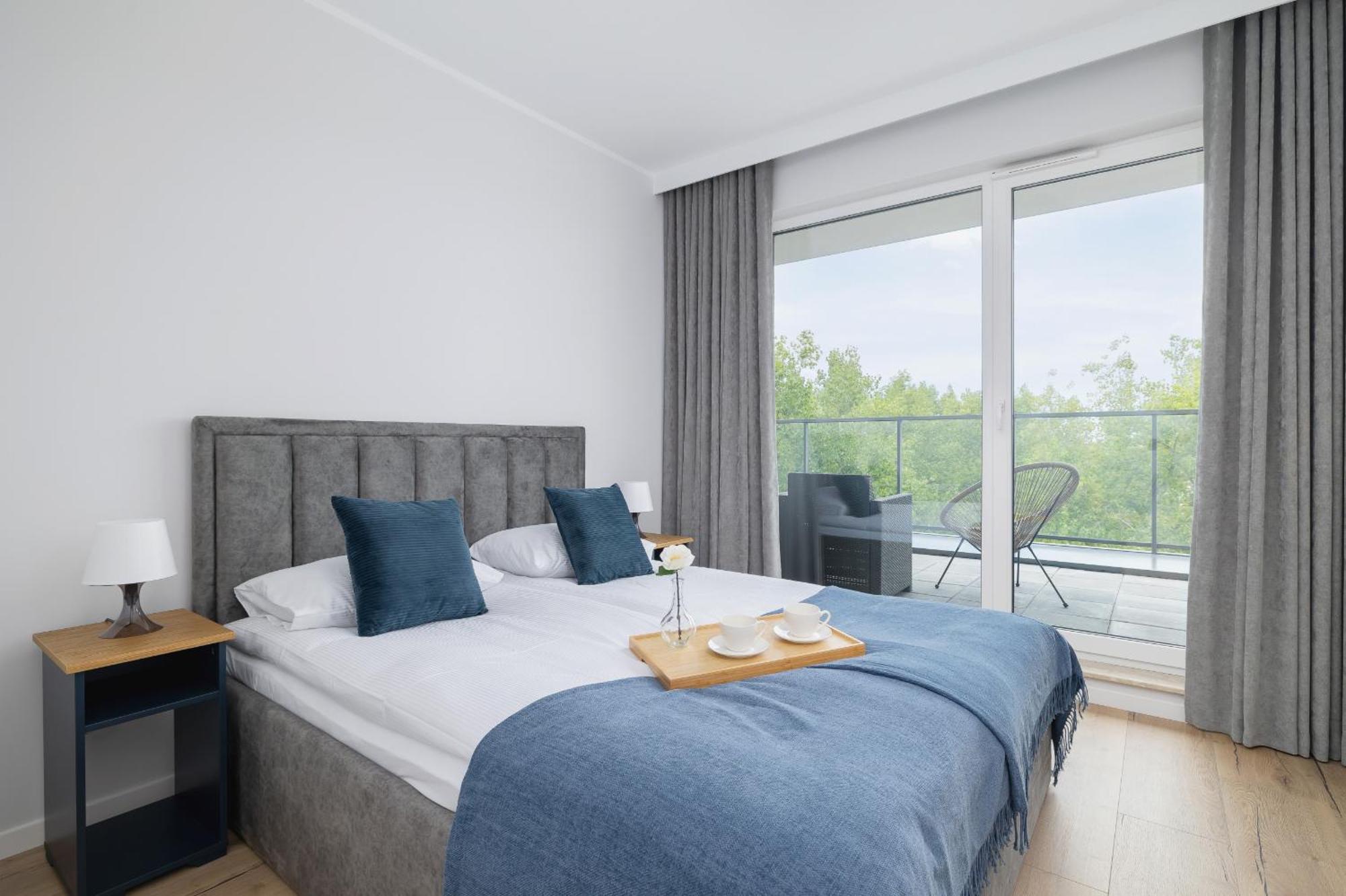 Stylowy Apartament Z Dwiema Sypialniami Balkonem I Parkingiem By Noclegi Renters Kattowitz Exterior foto